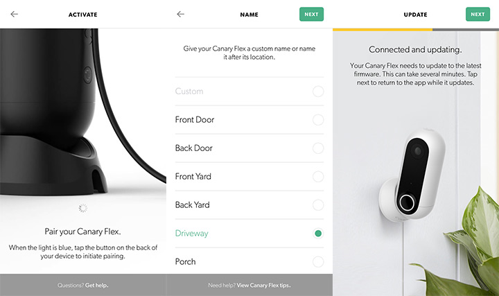 REVUE : Caméra de sécurité Canary Flex