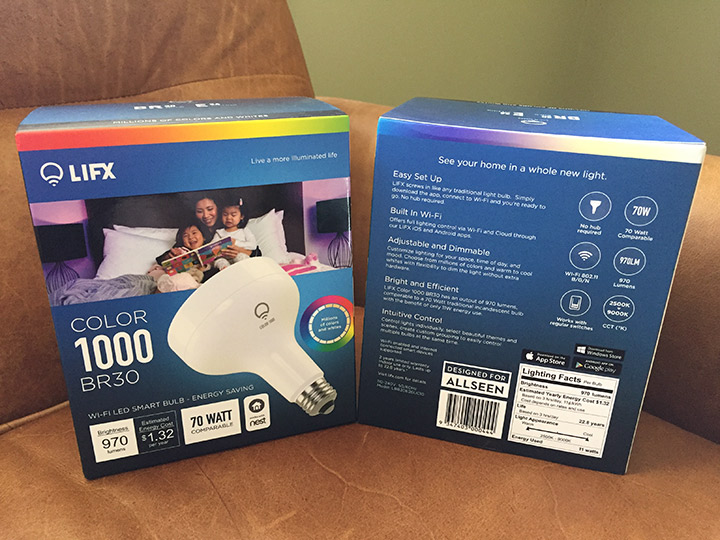 ÜLEVAADE: LIFX Color 1000 pirnid