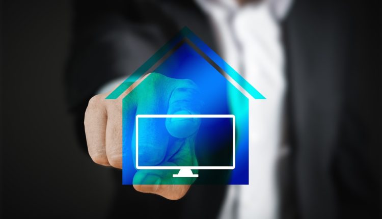 smart home, house, technology touch screen